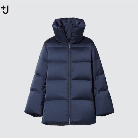 Uniqlo | Jackets & Coats | Uniqlo J Women Navy Blue Down Volume